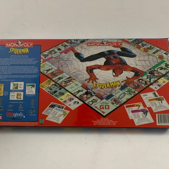 Vintage‎ Monopoly Spider-man Collector's Edition 2002 Board Game Hasbro Sealed - Picture 5 of 8